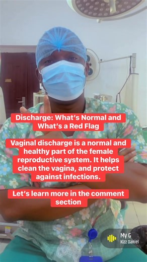 Discharge: What’s Normal and What’s a Red Flag Vaginal discharge is a normal and healthy part of the female reproductive system. It helps clean the vagina, and protect against infections. Let’s learn more in the comment section | Nsikak Ukpong