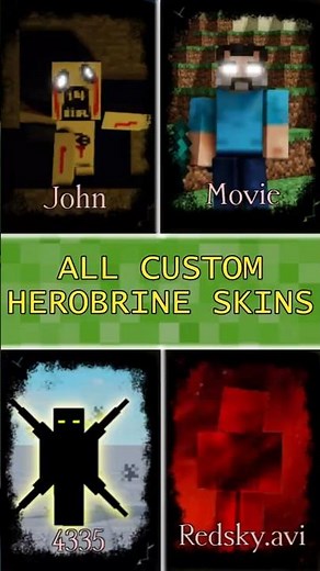 ALL CUSTOM HEROBRINE SKINS - Slopsaken #roblox #forsaken #forsakenroblox