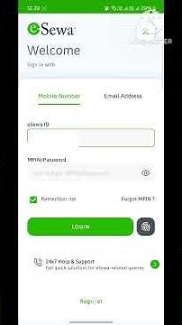 How to register and login esewa