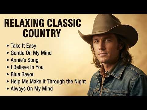 Relaxing Classic Country Songs | Easy Listening Hits from the 70s 80s 90s Playlist