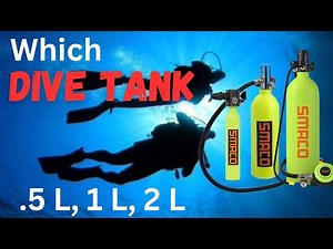 Every Mini Dive Tank from 0.5 L, 0.8 L, 1 L, and 2 L. How to Use Safety, and Hands On