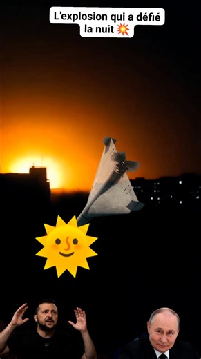 🌞 Zaporozhye : le soleil s'est levé à minuit via une explosion Une frappe tôt ce matin a illuminé la ville de Zaporozhye. Les habitants ont eu droit à un lever de soleil pas comme les autres… sûrement un dépôt d’armes ou de munitions qui a choisi d’éclairer la journée. Parfois, la guerre fait plus de lumière que le ciel. Un tournant des frappes de précision ? Votre avis en commentaire #EBFDSInfos #zaporozhye #ukraine #conflits #Actu2026 | EBFDS Infos