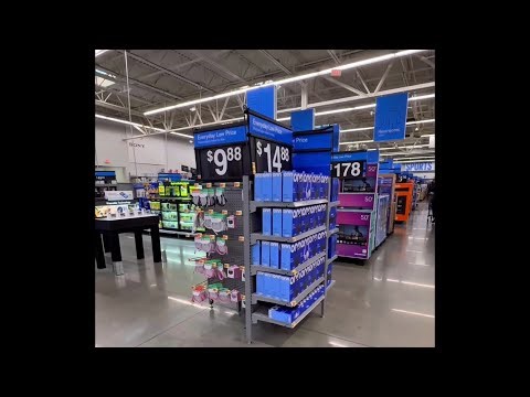 Walmart Electronics Section October 2025