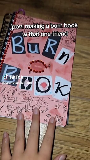 Creating a Burn Book Inspired by Mean Girls