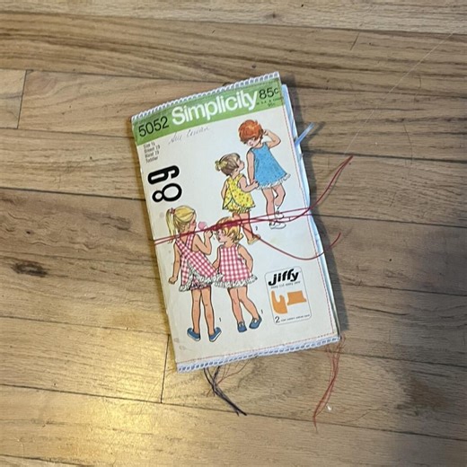 Junk Journal, Retro 1970s Sewing-themed, Handmade Notebook - Etsy