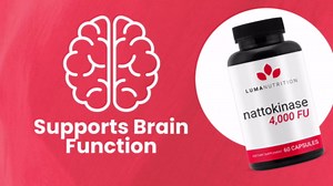 Luma Nutrition Nattokinase Supplement - Natto 4000 FU Per Serving, Premium Heart Health Support - Vegan & Gluten Free - 60 Capsules - Made in USA