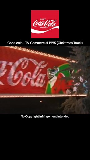 Coca-cola Christmas Truck TV Commercial 1995