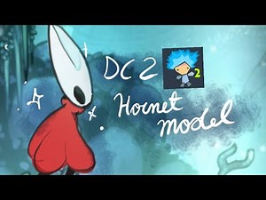 Making a Hornet Model in Dc2 because I'm obsessed with Silksong