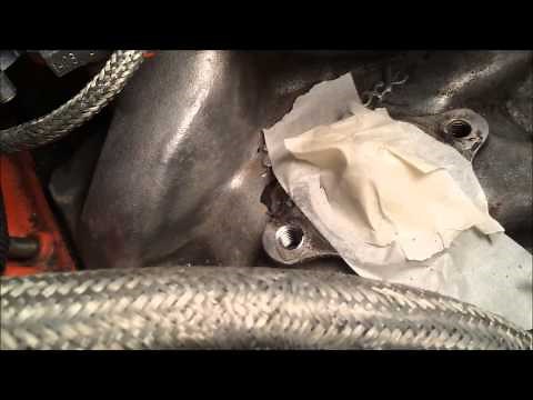 Using Heli Coil to fix stripped bolt hole intake manifold