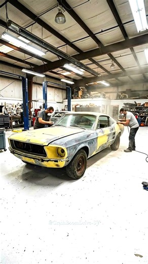 Restoring a Completely DESTROYED: 1967 Ford Mustang Fastback Restoration | ASMR Restoration.