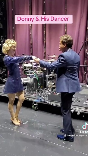 Donny Osmond and His Dancer Celebrate Dance