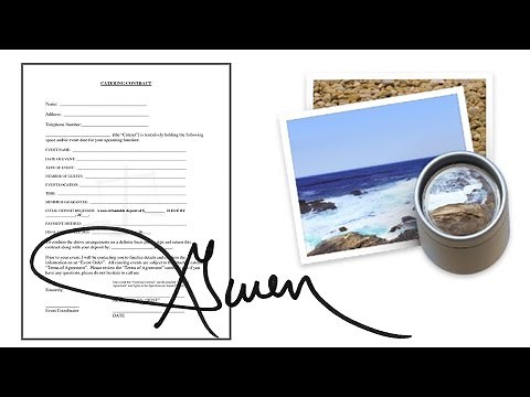 How to sign a document with Preview in Mac - pdf, jpg, png, ...FREE