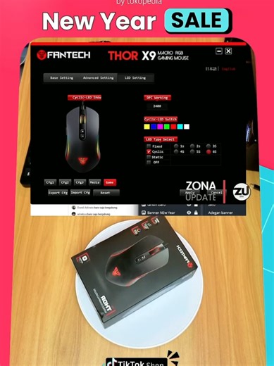 Fantech Thor X9 ini enak dipakai harian dan desainnya nyaman di tangan. Buat kerja, gaming ringan, atau live streaming dengan fitur yg cukup banget di kelas harganya. Link produk ada di keranjang kuning Cocok buat yang cari mouse budget dengan fitur udah cukup lengkap. #mousegaming #mousebudget #rekomendasiproduct #affiliateTikTok #SiPalingAffiliate