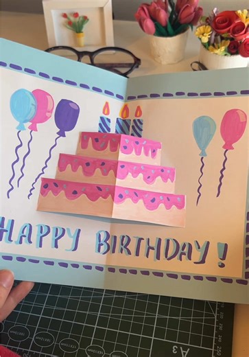 DIY Easy Pop-Up Birthday Card Tutorial