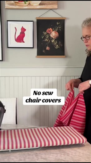 Create No-Sew Chair Covers in Minutes
