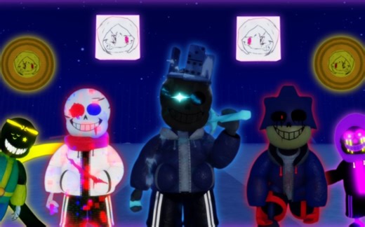 Sans Funny Boss Rush 愚人节 [活动/皮肤/技能展示/实战]