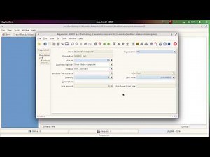 Purchase Requisition in Adempiere 3.80 LTS
