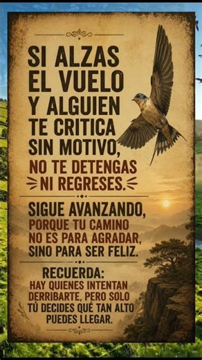 🚫 Que Hablen... Tú Sigue Volando 🕊️ #frases #sigueadelante #motivación #shorts #viral #shortvideo