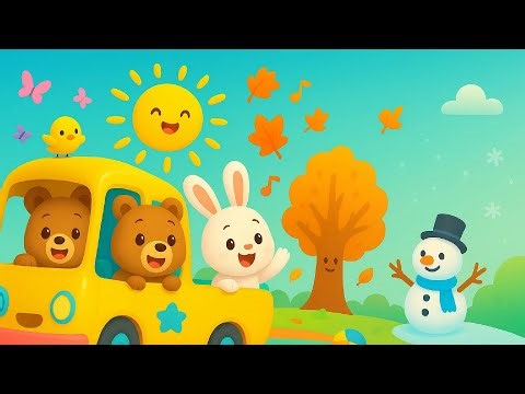 Το Μαγικό Λεωφορείο & Οι Πολύχρωμες Εποχές | Τραγούδι 🎶 by BrightTales