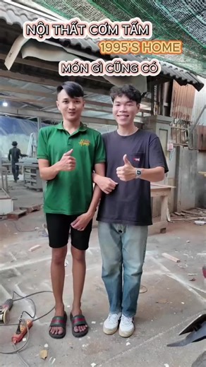 Nay xưởng nội thất có bán cơm tấm nữa, món gì cũng có miễn khách thích là được 😝😝 #1995shome #xuongnoithat #dilamvuilam #1995shomedecor #noithatgiaxuong