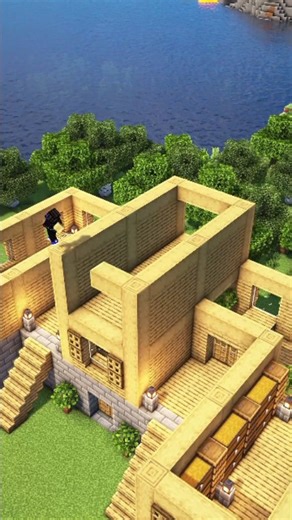 Aashu on Instagram: "Minecraft Starter House 🏡 Follow For More Tutorial #minecraft #minecraftstarterhouse #minecraftbuild #minecrafthacks #minecraftbuilding"