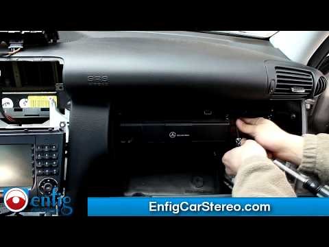 CD Changer removal C-Class 2005-2007 Mercedes Benz