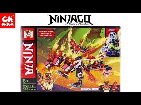 Unoffical LEGO NINJAGO KAI VS PYRO DESTROYER MG118 Unofficial LEGO