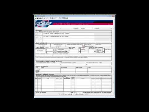 Acord 130 How To Complete Insurance Agency Quoting Forms
