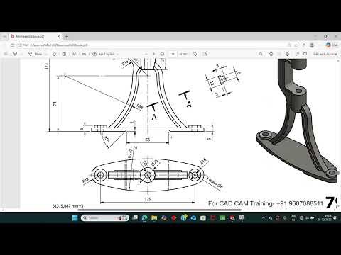 SolidWorks Sweep Tutorial | Sweep Feature Example No-78 | Beginner to Advanced