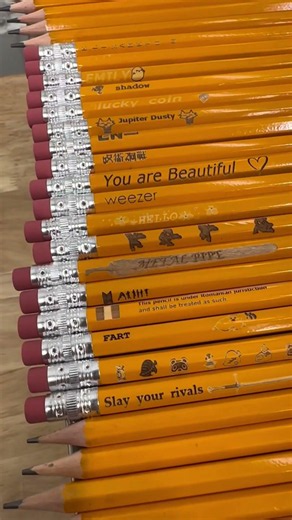 School Life Hack: Personalized Pencils with Glowforge! #shorts