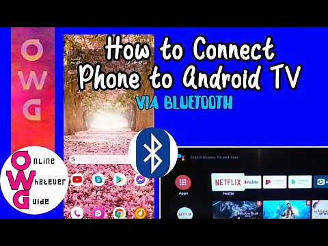 How to connect Phone to Android TV | via Bluetooth