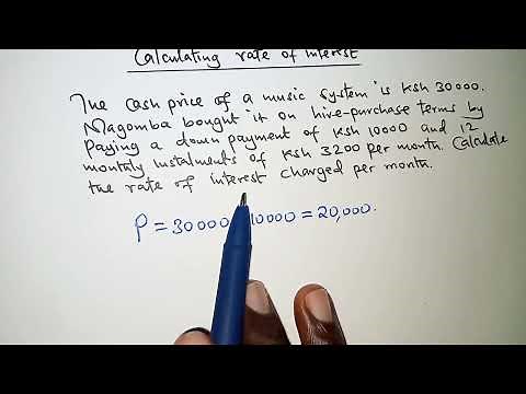 How to Find HIRE PURCHASE INTEREST RATE (Step-by-Step Math Tutorial)