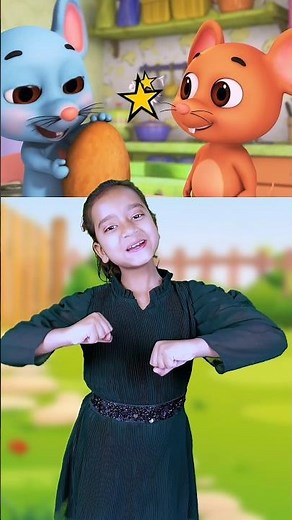 Do Chuhe They Mote Mote 2 + the |दो चूहे थे |Hindi Nursery Rhymes