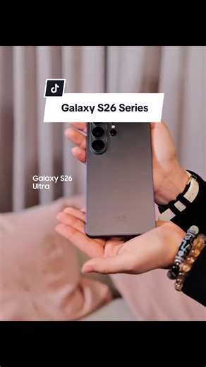 Samsung Galaxy S26 Ultra Camera 📸 👉🏻 200MP Main camera: f/1.4 → 47% more light intake. 👉🏻 200MP Wide ProVisual Engine → Real-time detail analysis for sharper textures across the frame. 👉🏻 50MP 5x periscope: f/2.9 → 37.5% more light. Zoom finally gets brighter. 👉🏻 50MP Ultra Wide Angle: f/1.9 Similar to S25U. But, with better processing 👉🏻 10MP 3x telephoto: f/2.4 → New upgraded native Samsung sensor. Small sensor, but expect much better processing. ##s26ultra##samsungunpacked2026##sam