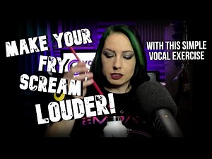 Fry Screaming: Use This Exercise to Grow a Louder Fry Scream! #fryscream #screamingtutorial