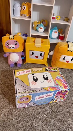 #freeproduct New Lankybox Toys! #lankyboxtoys #lankybox #plush