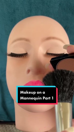 Fake Makeup on Mannequin Pt.1