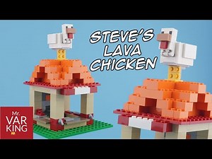 LEGO Speed build/Tutorial Steve's Lava Chicken stand