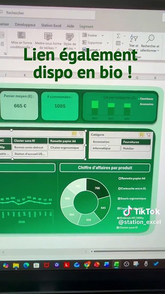 Utilise les graphiques croisés dynamiques dans Excel ! #astuce #exceltricks #viral #excel