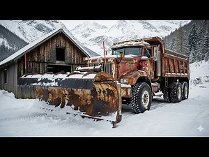 Restoring a 70 year old abandoned snowplow found frozen in a mountain pass | Complete restoration
