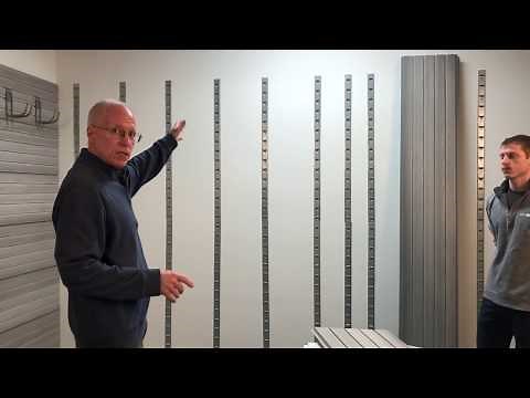 storeWALL Heavy Duty Garage Slatwall Install