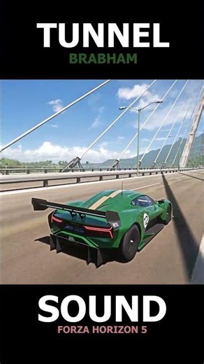 BRABHAM + Realistic ENGINE TUNNEL forza horizon 5 #frozahorizon5 #gaming