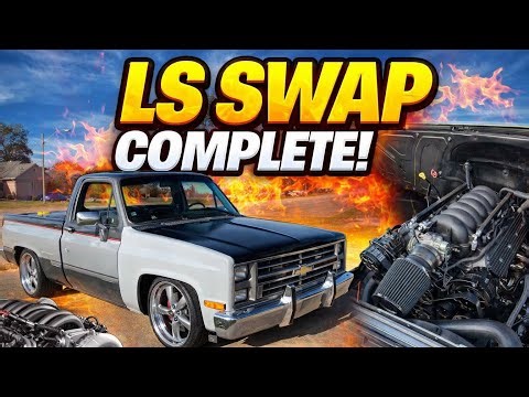 LS SWAP DONE ON THE C10