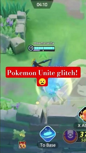 Pokemon Unite Unveileble Glitch! No Damage from Syther😦