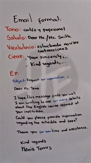 ¿Cómo escribir un correo formal en inglés? | El Profesor Hernán