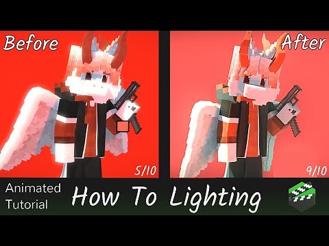 Mineimator 2.0 How to lighting