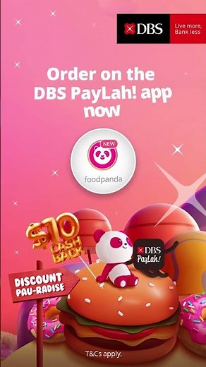 foodpanda is now on the DBS PayLah! app