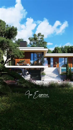 Modern Hillside Villa Design | Contemporary Luxury Living Villa Larisa is a contemporary hillside residence designed to emphasize views, privacy, and fluid indoor–outdoor living. Clean horizontal volumes, natural materials, and generous glazing create a refined architectural statement integrated seamlessly into the landscape. Architecture by Ion Eremciuc Architects