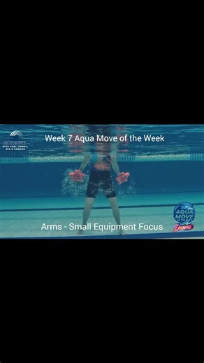 Welcome to Week 7 Aqua Move of the week💪💦 🎉 Week 7 is a move that is all about the arms and equipment 💪🌟 Today @donna_wilmott_trainer gives you ideas using the liquid stars from @acquapoleaustralia for a good arm burn🔥 ❤️ Using a pyramid format: 💦 4 x arm swings, 4 x Open & close to the side, 2 x one arm swing one arm open close, repeat other side 💦 repeat reducing to 2 💦 repeat reducing to 1 Tips.... ✔️ kerp your feet on the floor and core engaged ✔️ keep your arms slightly bent so you