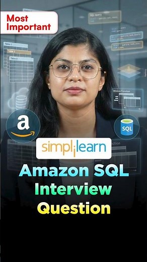 Amazon SQL Interview Question | Second Highest Salary Trick 2026 | #Shorts | #Simplilearn